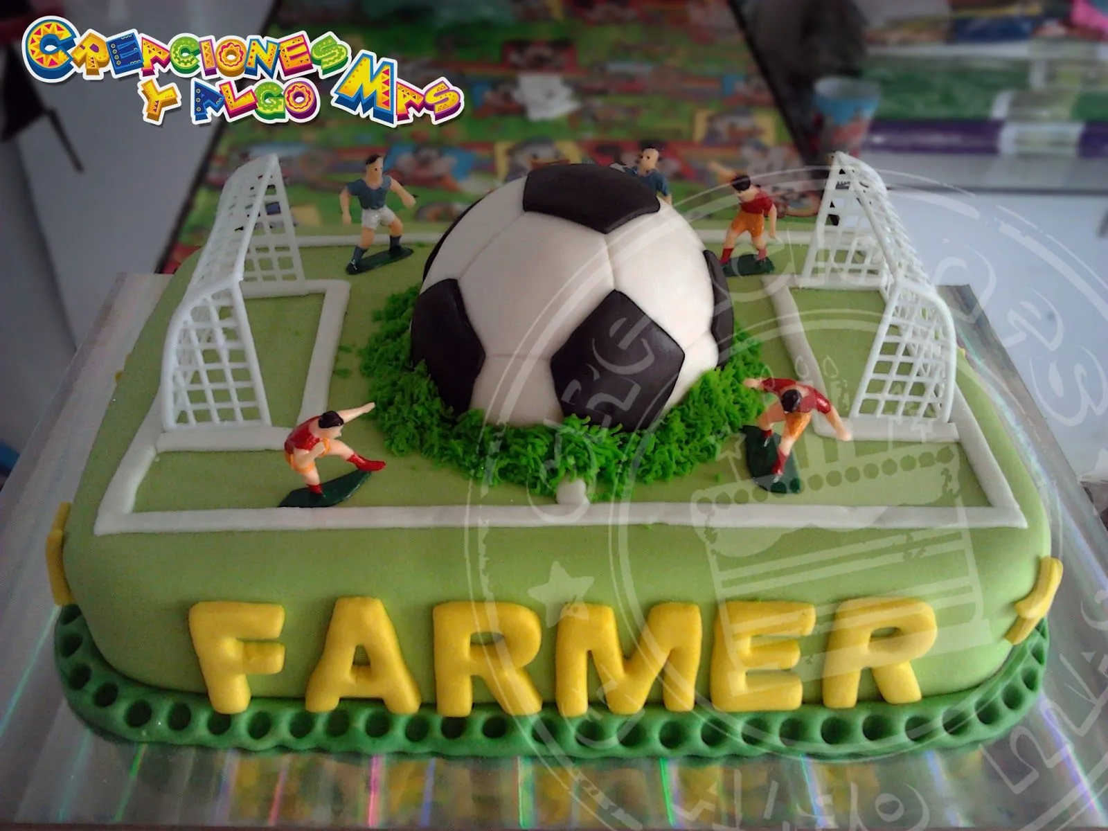 Creaciones y Algo Mas: TORTA MOTIVO FUTBOL - FOOTBALL PARTY