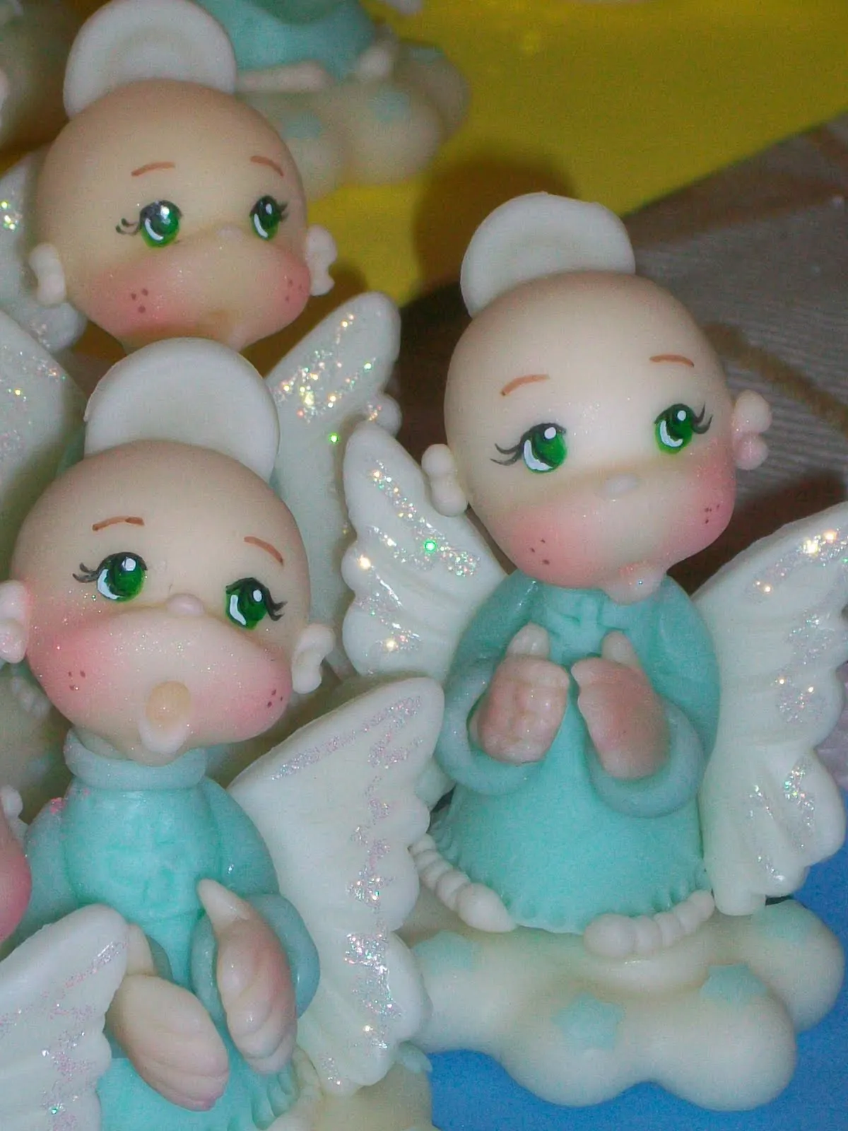 Creaciones "MGD" El Mundo del Modelado: Angelitos, Souvenirs Bautismo