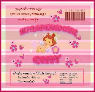 CREACIONES MY PRINCESS: ETIQUETA FRESITA BEBE