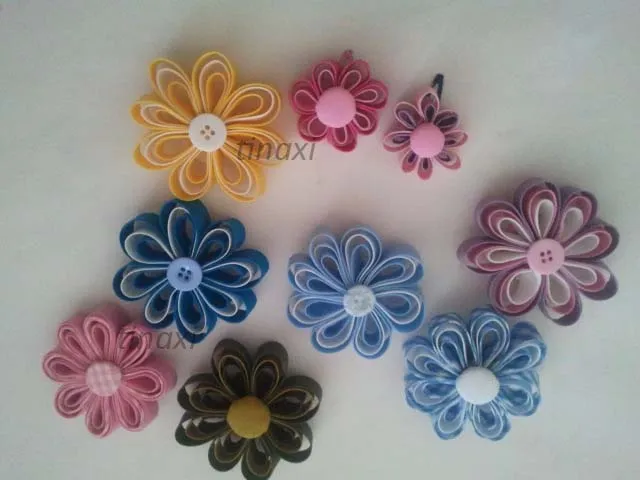 Creaciones Naxi: flores de tela