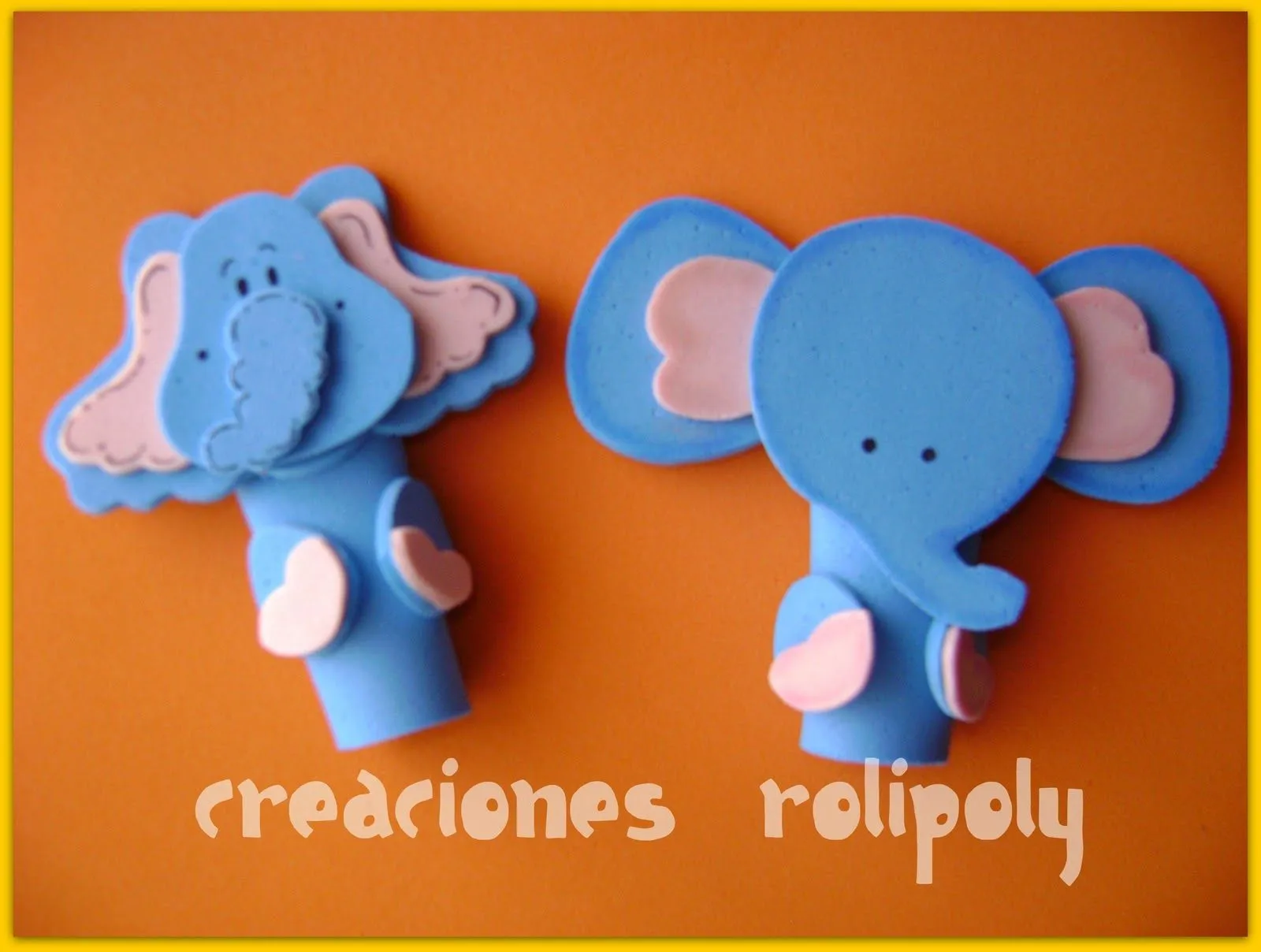 creaciones rolipoly: TITERES DE DEDO