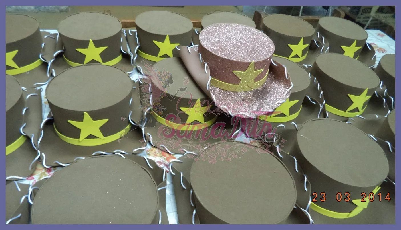 Creaciones Samadith Peru: COMO HACER SOMBRERO VAQUERO DE WOODY TOY STORY