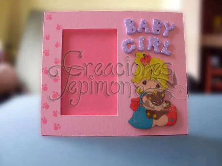 Creaciones Tepimon: Recuerdo Porta Retrato para Baby Shower