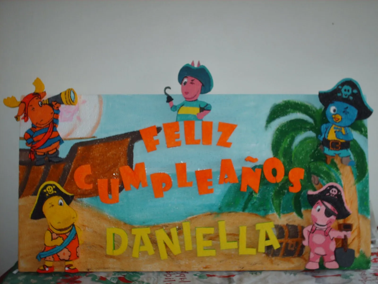 CREACIONES VIERISSA: Carteles de Feliz cumpleaños, bienvenidos!!!!