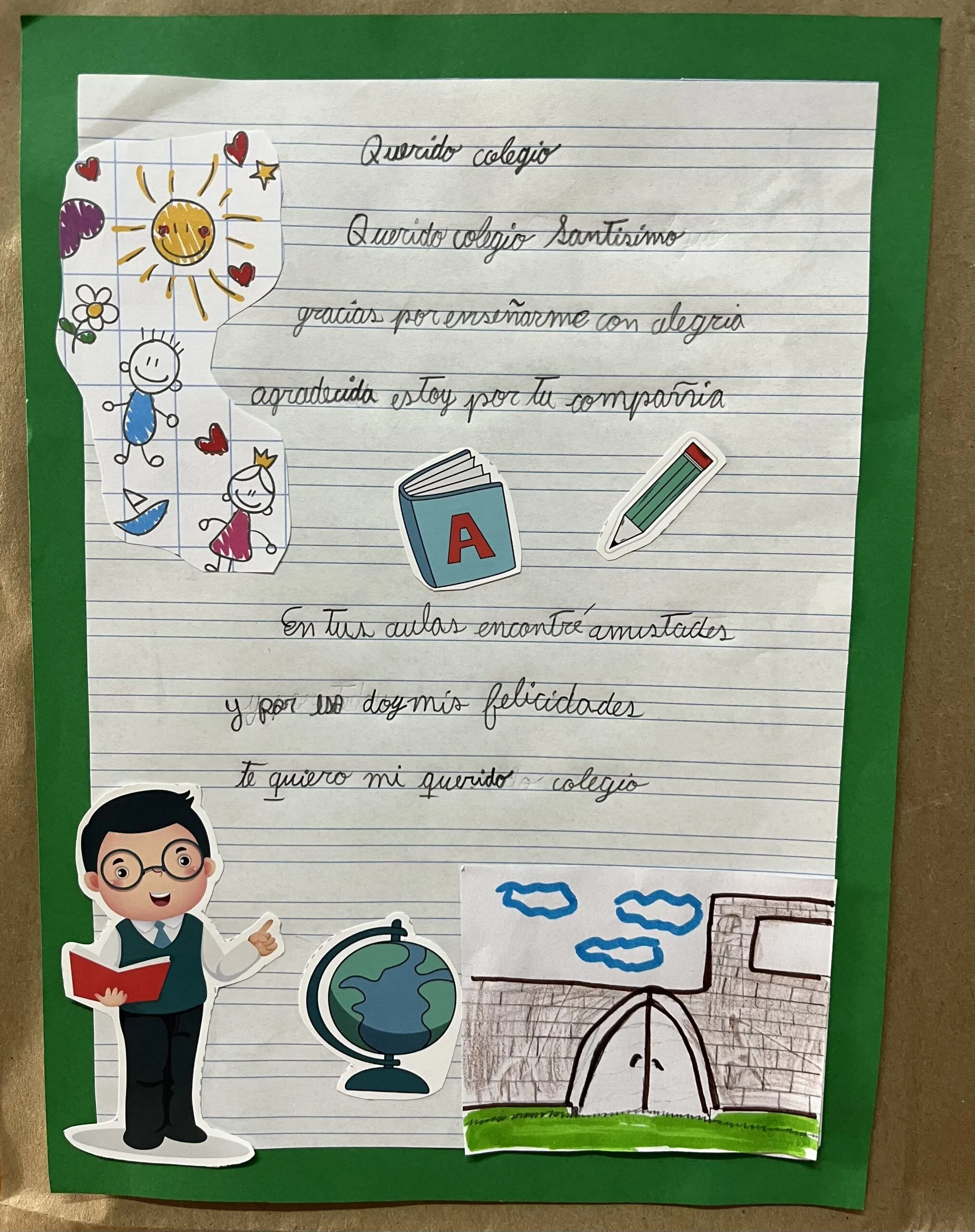 Creamos poemas para nuestro colegio - Colegio Santísimo Nombre de Jesús