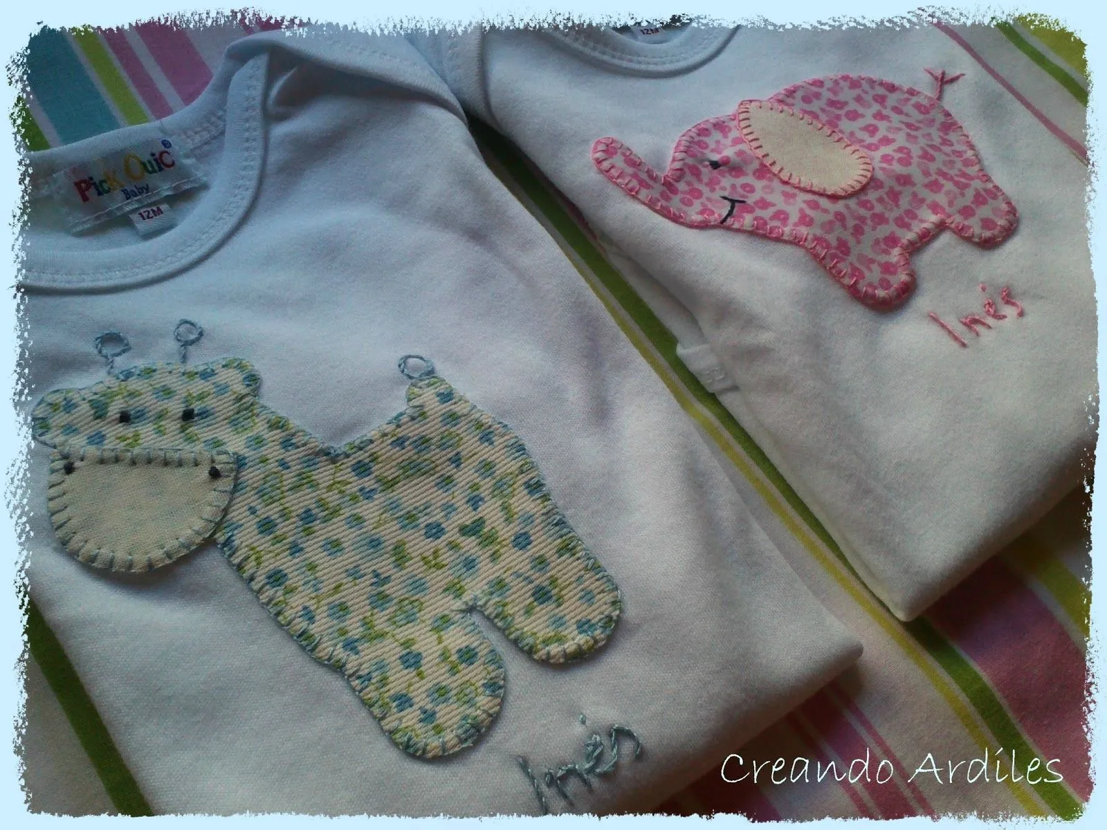 Creando Ardiles: Body bebé patchwork