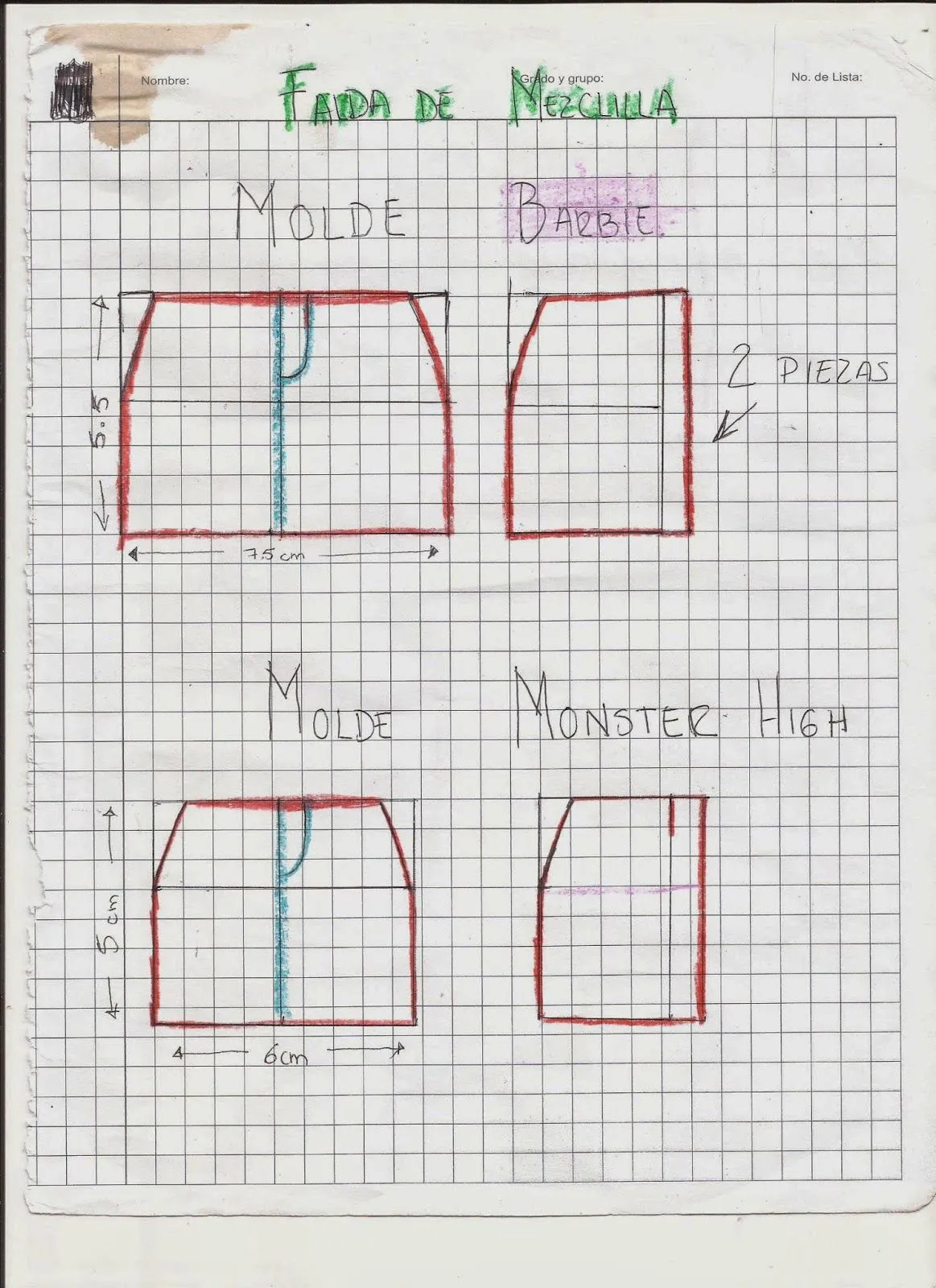 CREANDO IDEAS por EDITH5866: MOLDES O PATRONES PARA ROPITA DE ...