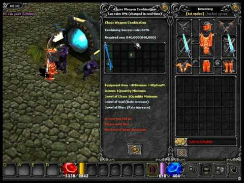 Crear Arma Chaos Mu Online - YouTube