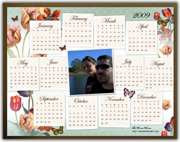 Cómo crear tu propio calendario 2009 con fotos - tuexperto.