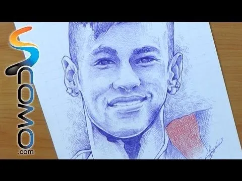 Neymar en caricatura para dibujar - Imagui