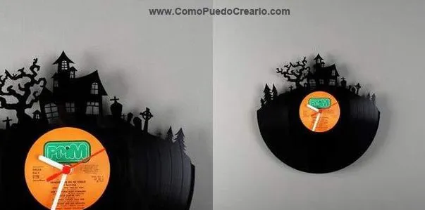 Como Puedo Crear: Cuadros con disco de vinilo Diseños