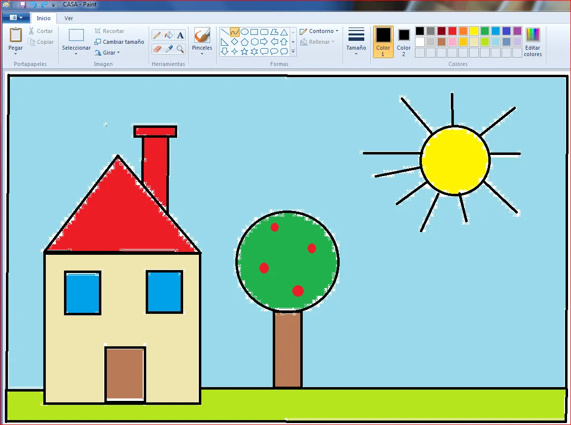 Crear imágenes con Paint | TIC en Educación Infantil