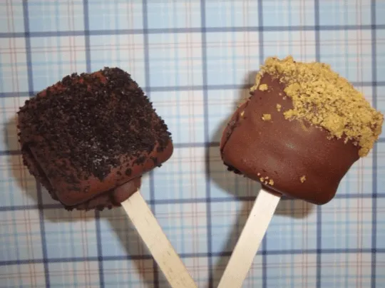 Como Puedo Crear: Paletas de Masmelos y Chocolate