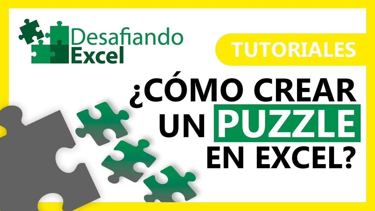 Cómo crear un PUZZLE en Excel? | Tutoriales de Excel #15 - YouTube