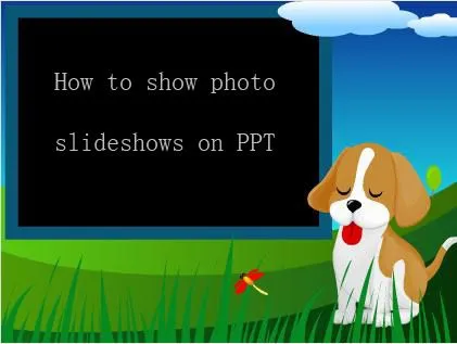 Create PowerPoint photo album music slideshow for PPT presentation