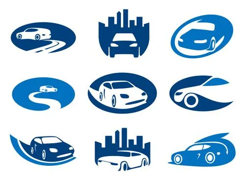 Creative Car logos design vector 01 - Vector Car free download