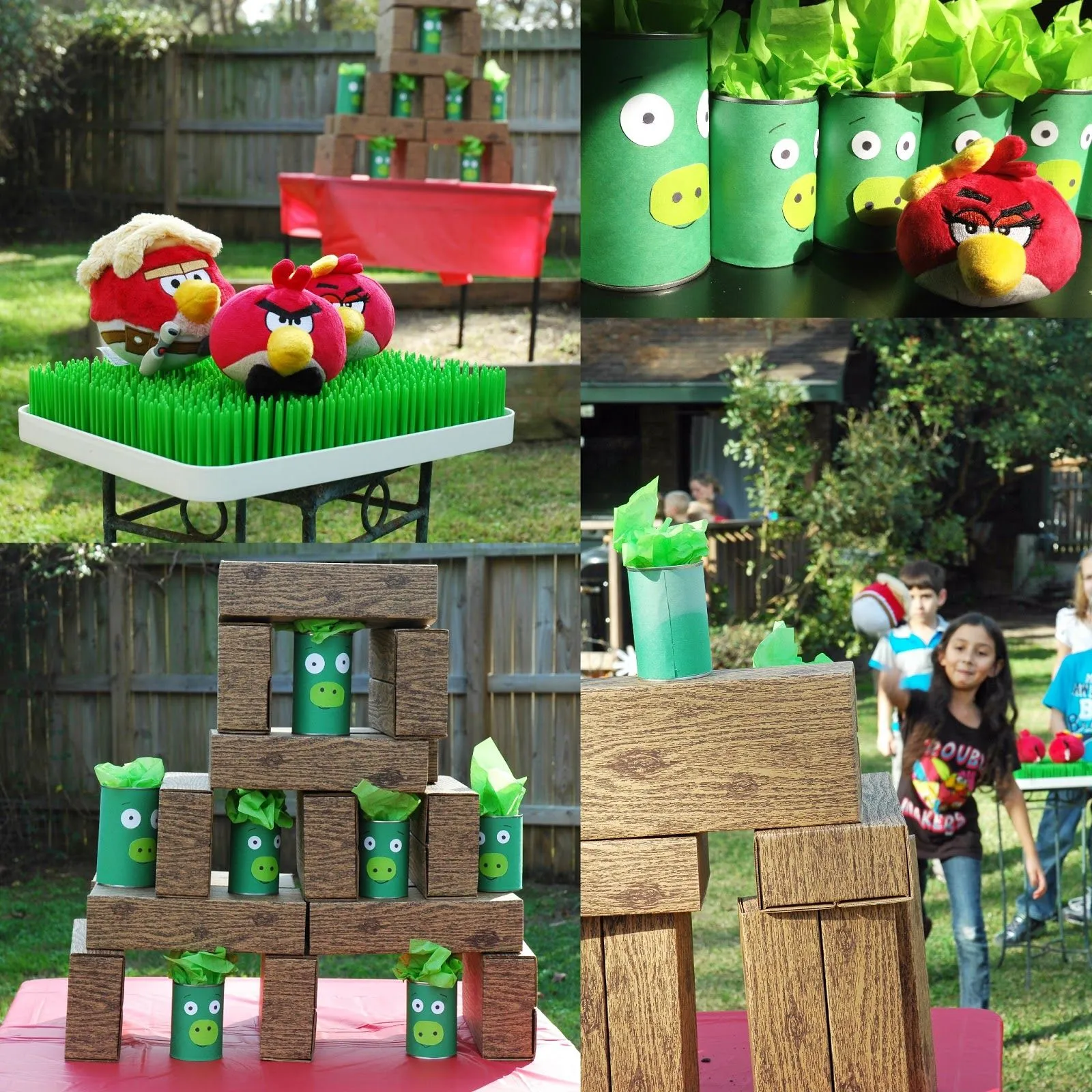 Creative Homespun Angry Birds Party by Oh My Gluestick