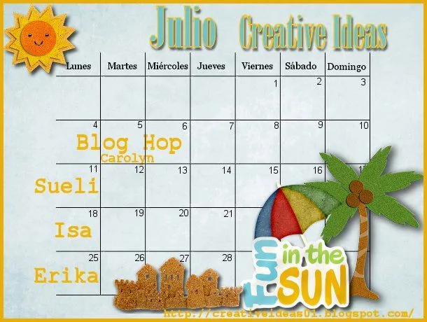 Creative Ideas' Challenges: julio 2011