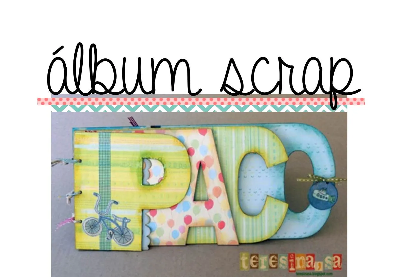 Creative Mindly: Album scrap con letras: colaboraciones por la ...