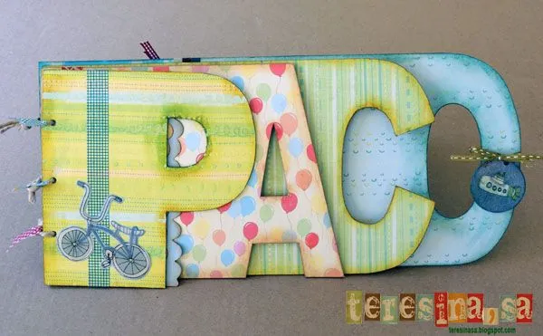 Creative Mindly: Album scrap con letras: colaboraciones por la ...