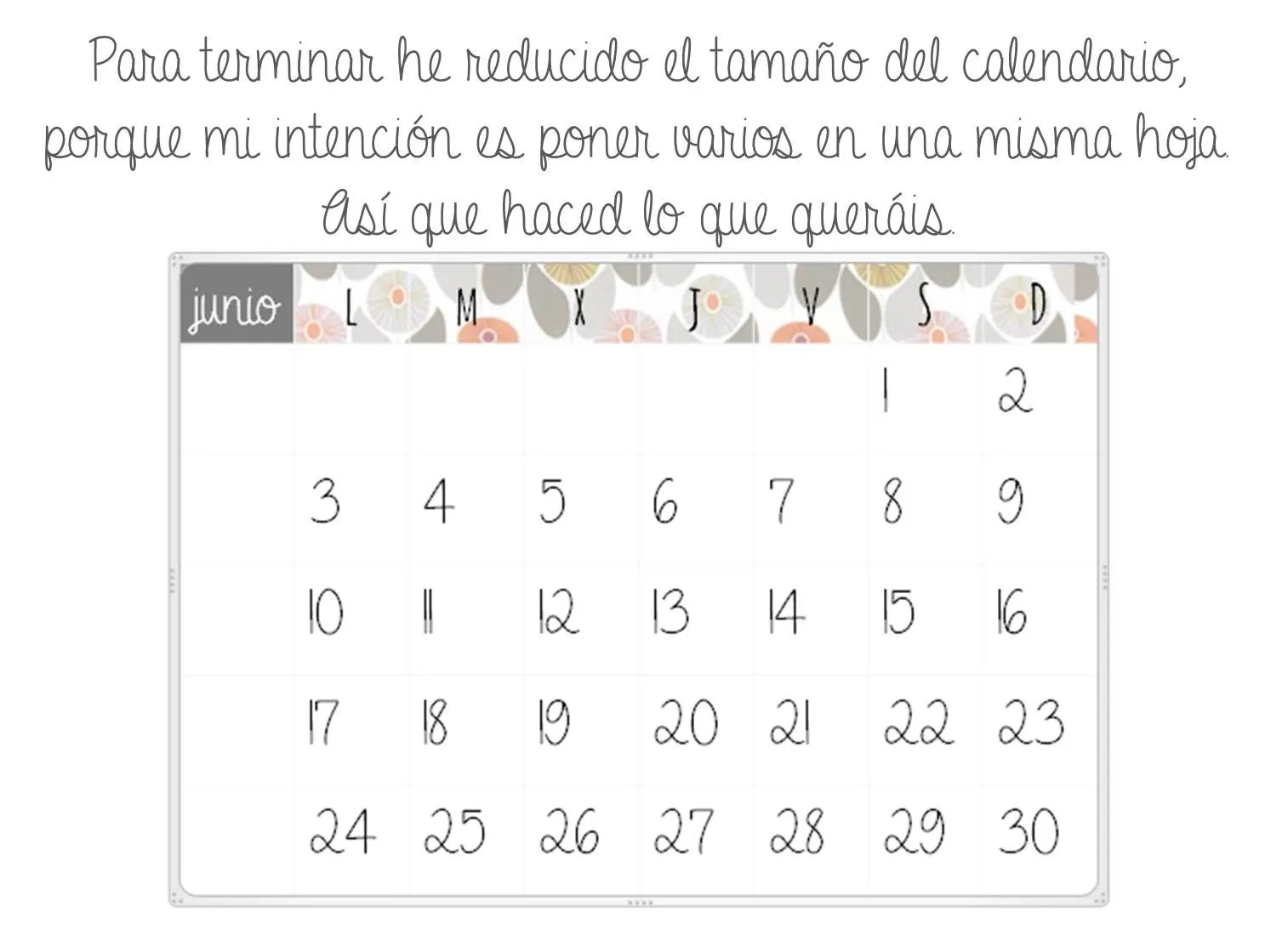 Creative Mindly: Crea y diseña tus propios calendarios: Parte II