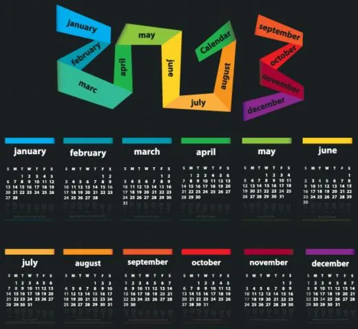 5 creativos calendarios 2013 totalmente editables y gratuitos ...
