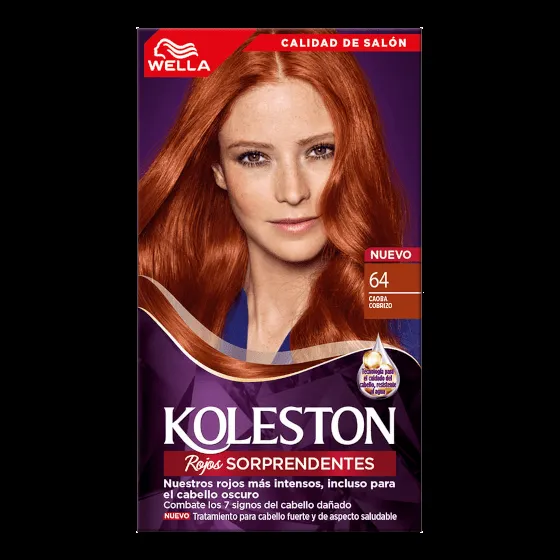 Crema de color permanente para el cabello Forever Reds de Koleston de Wella  - 64 Caoba Cobrizo | Wella