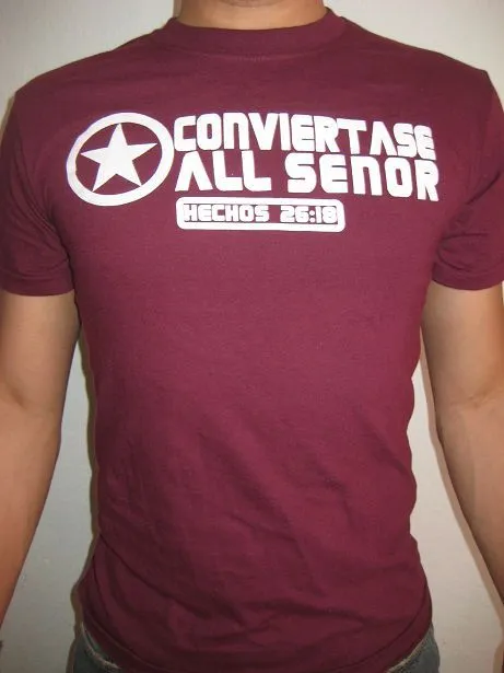 Cristianos Libres Wear: T-Shirt, Conviertase All Seños