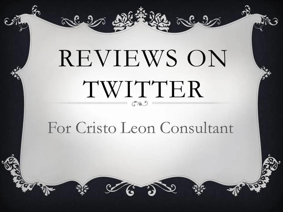 Cristo Leon | Social Media Consultant and Trainer | Creating ...