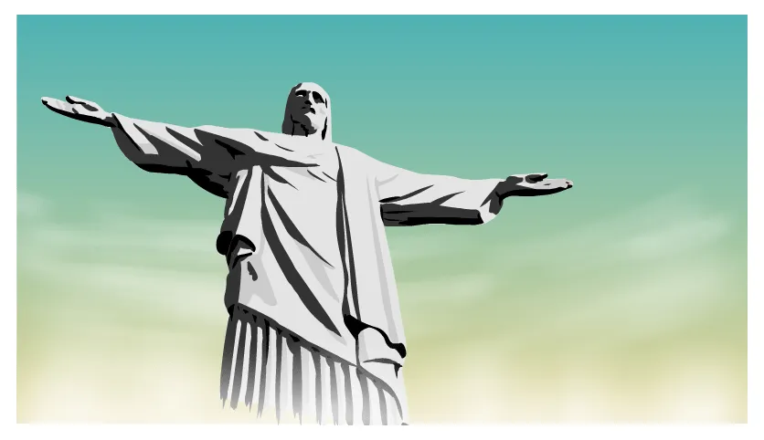 Cristo redentor vetor - Imagui