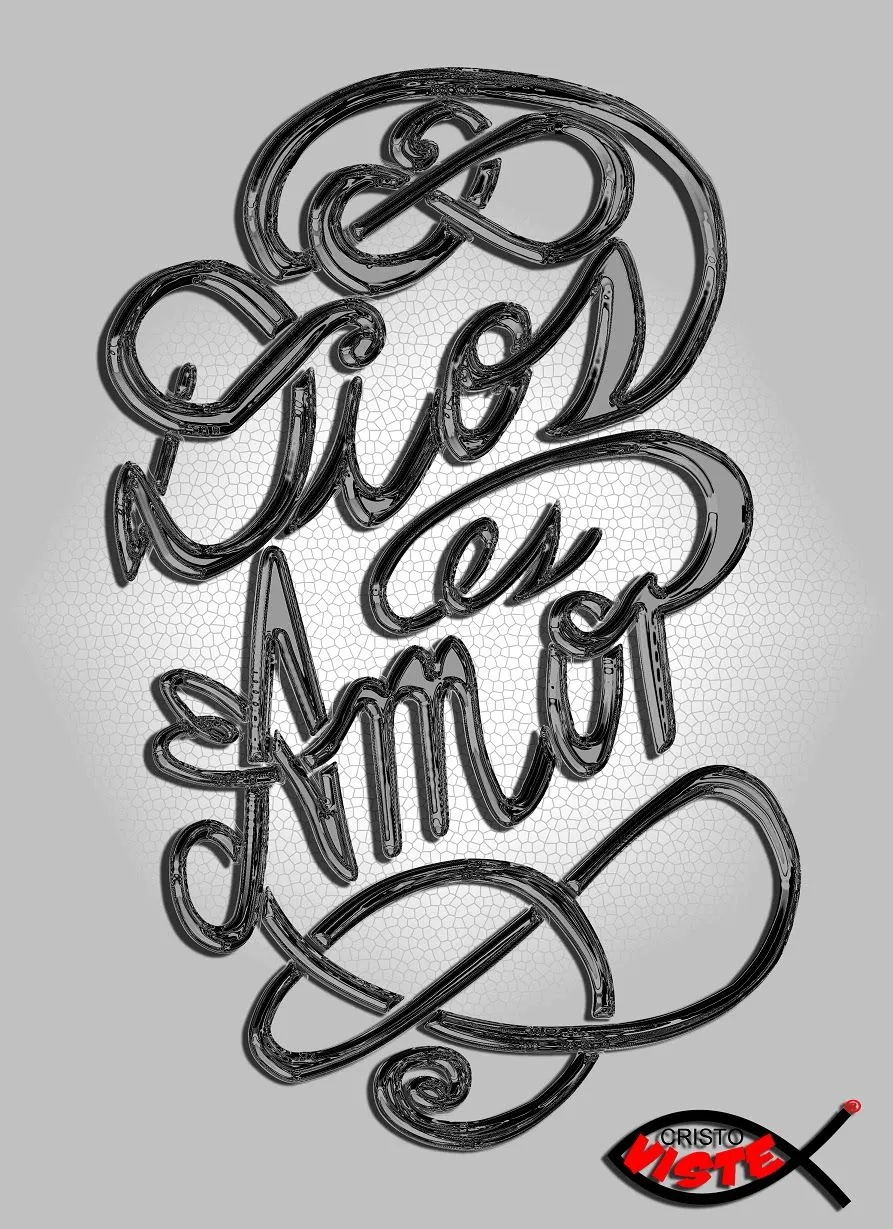 Cristo Viste: Diseños Cristianos.: Diseño: "Dios es Amor"