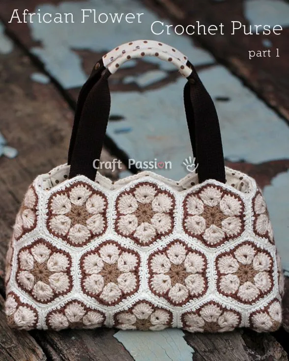 Crochet | African Flower Purse