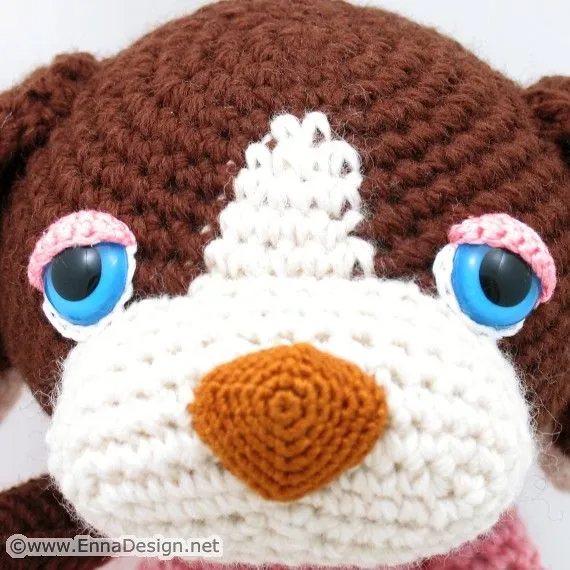 Crochet Amigurumi Dog Art Doll Toy with Cherry Cupcake | Flickr ...