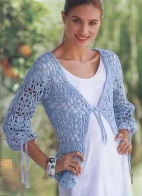 crochet: blusa liviana