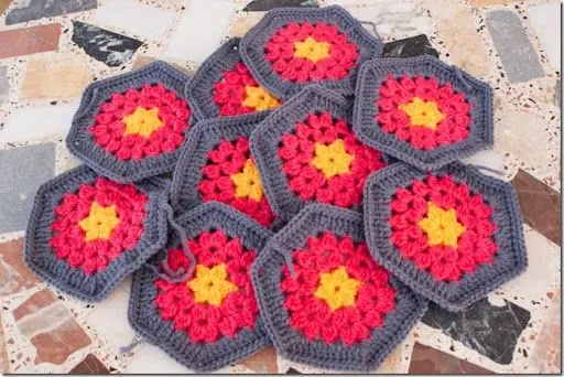 Crochet Fan: Bolso de hexágonos