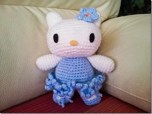 Crochet Fan: Hello Kitty Bailarina