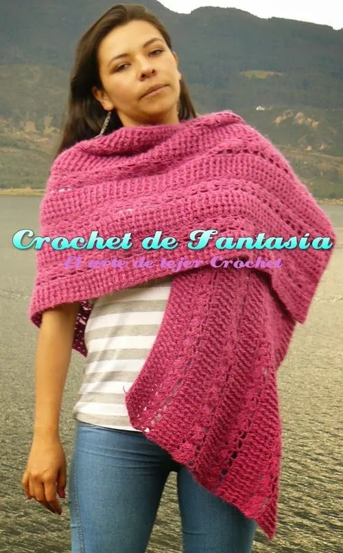 Crochet de Fantasía: Chal Mañanitas