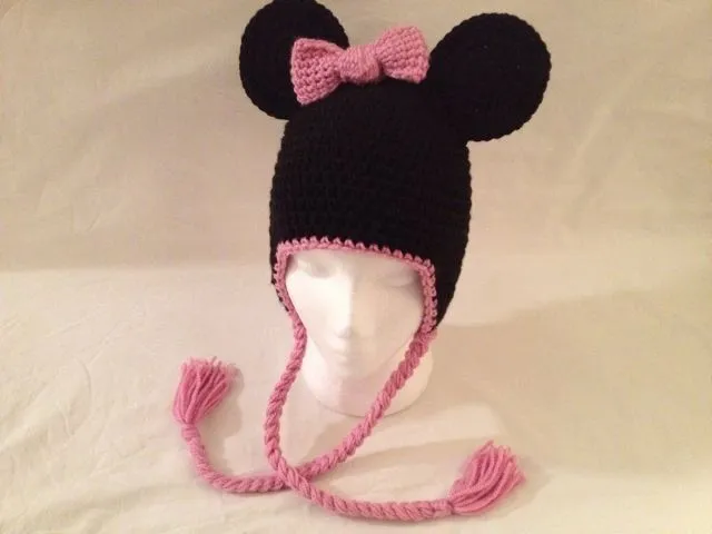 Crochet Disney Minnie Mouse | Crochet: Gorros, diademas, flores ...