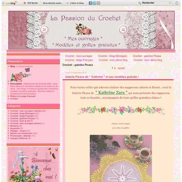 Crochet : galeries Picasa - Galerie Picasa de "… - Une ...