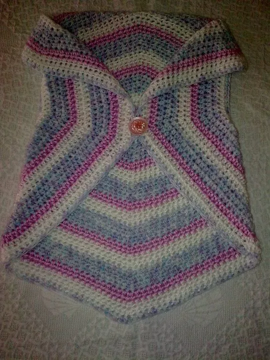 Diagrama de chaleco circular a crochet - Imagui