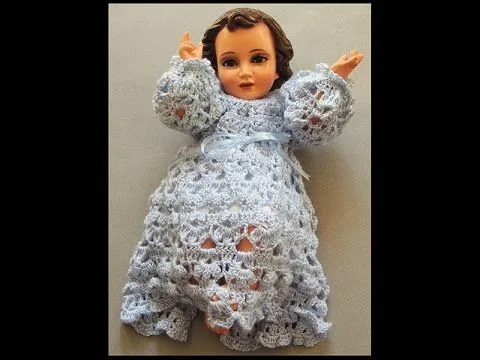 Crochet : Niño Jesus. Canesú. Parte 1 de 2 - YouTube