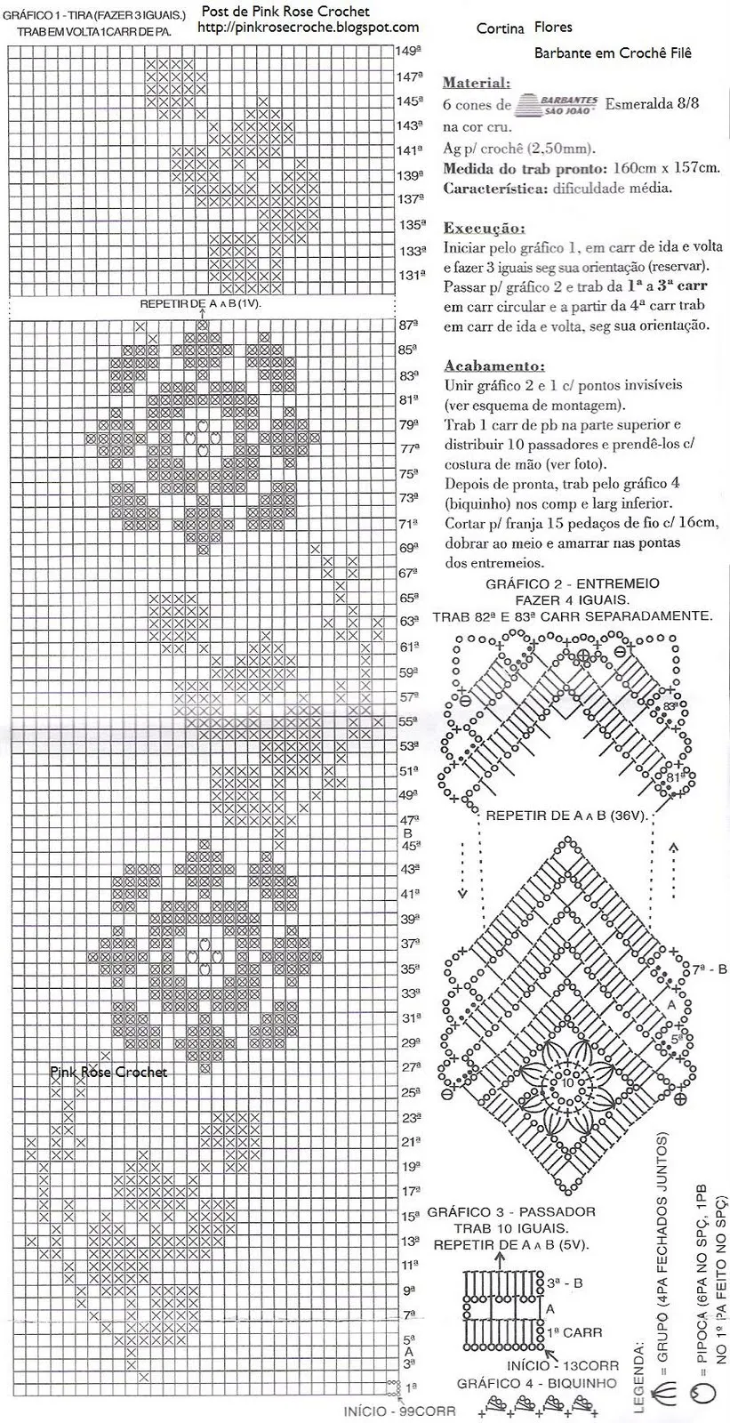 Patrones de cortinas a crochet gratis - Imagui