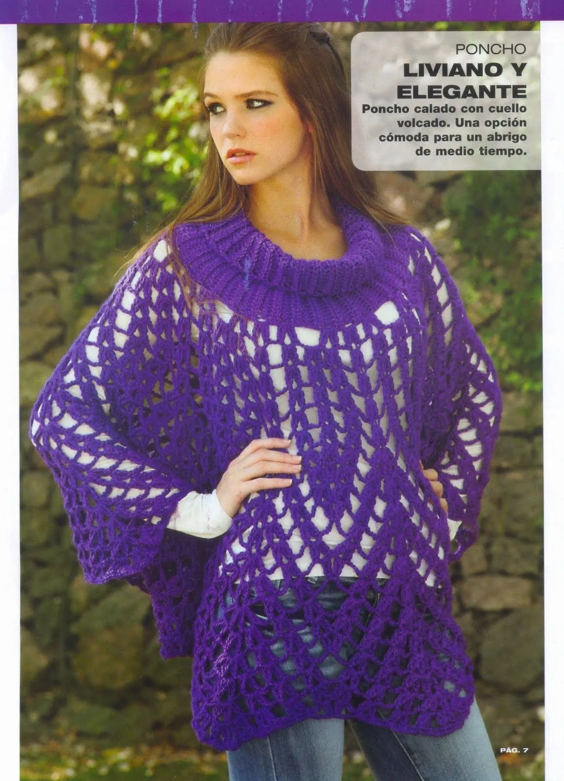 Todo crochet: Patrones de ponchos