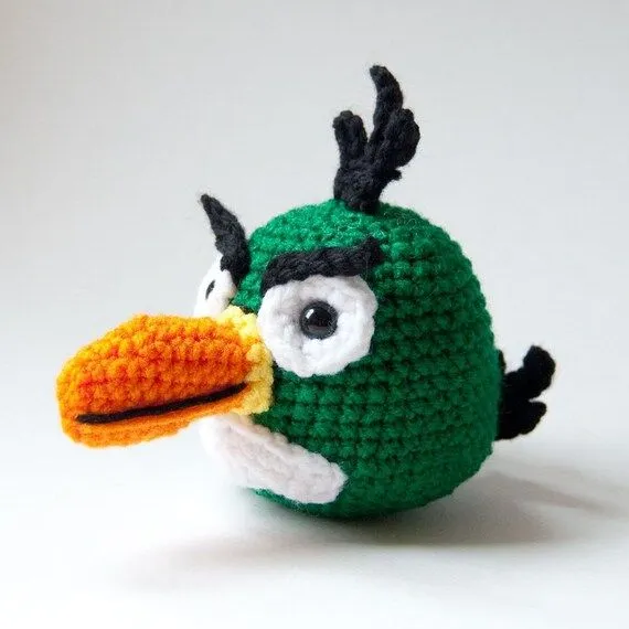 Crochet Pattern Angry Birds Boomerang Bird by theitsybitsyspider