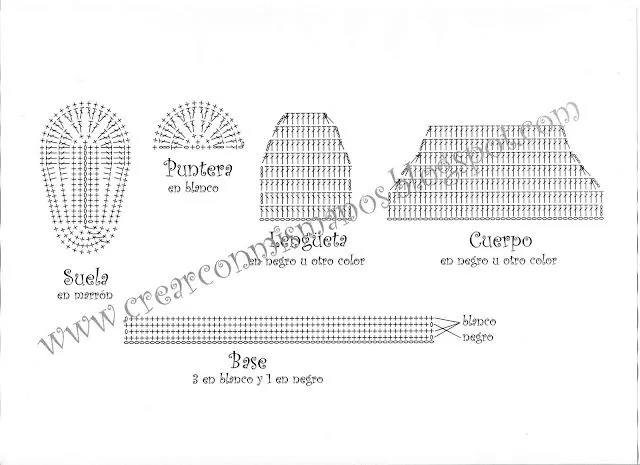 Patron patuco crochet - Imagui