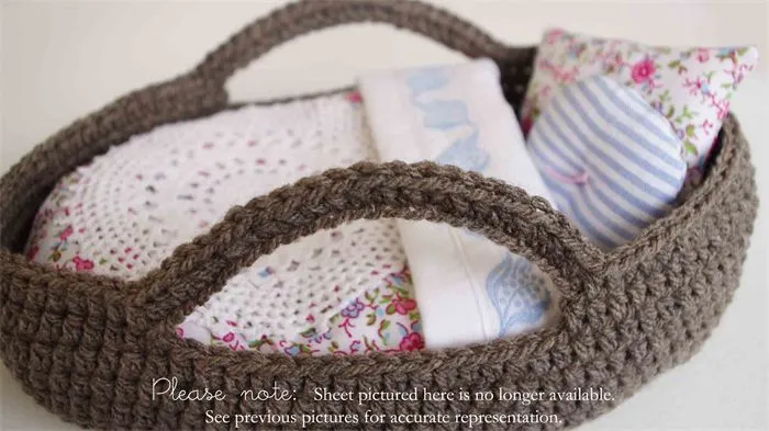 crocheted doll bassinet basket · cesto moisés para muñecas en ...