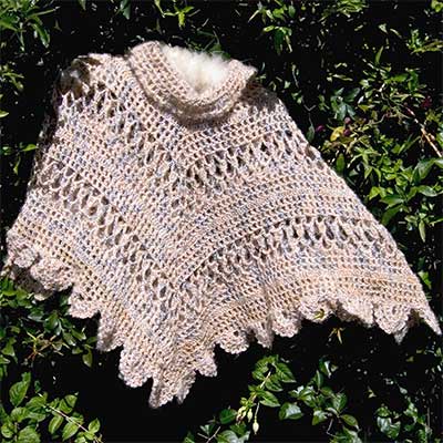 Crocheted Poncho Patterns - Sierra Poncho Pattern