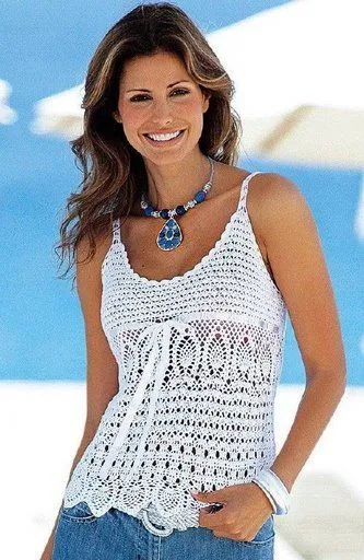 Crochetemoda: Blusas de Crochet