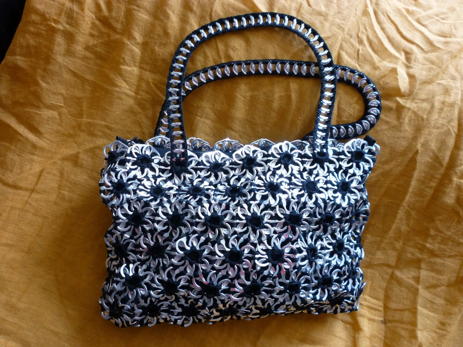 Mis crochets de colores: bolso anillas