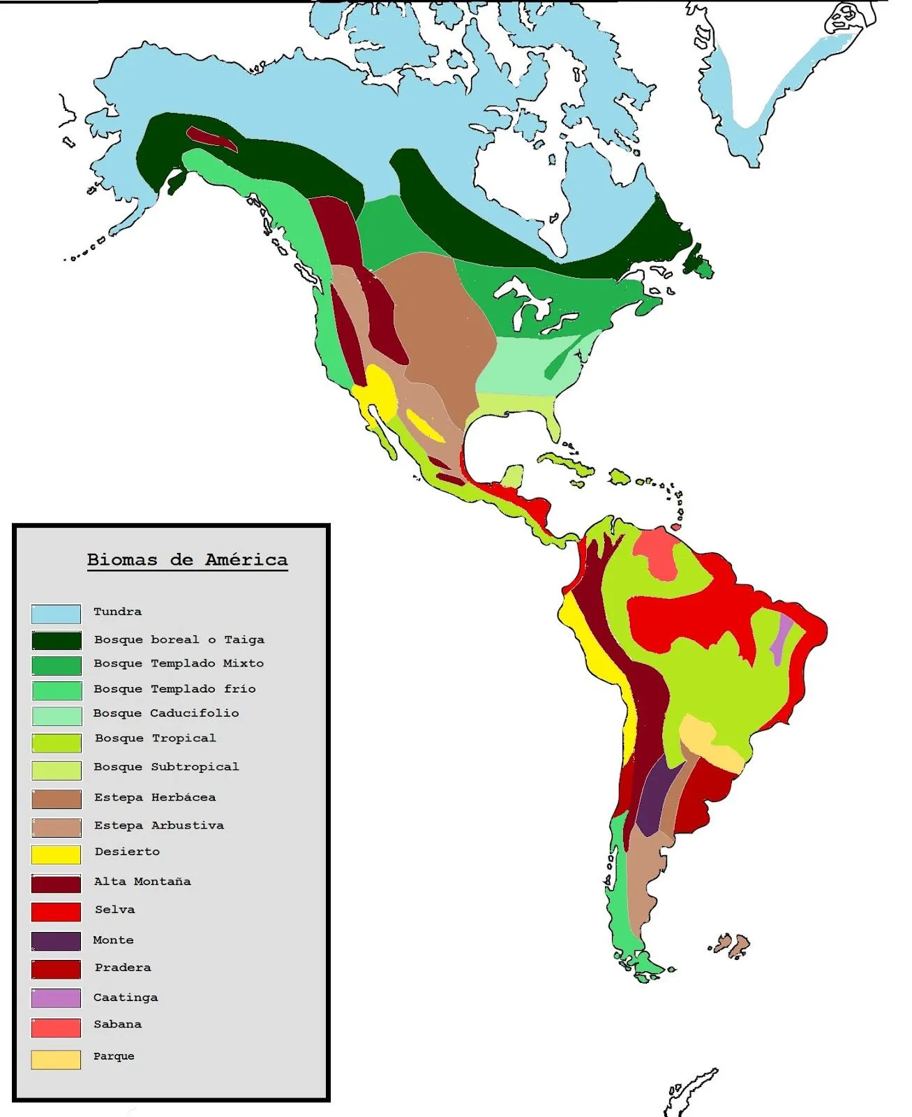 Crónicas Americanas: BIOMAS